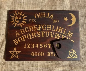 Vintage Style Ouija Spirit Board & Planchette. Nussbaum. Hochwertige Handarbeit  - Bild 1 von 7