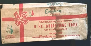 Vintage EVERGLEAM 6 ft, Stainless Aluminum Christmas Tree 79 Pom Pom Branches - Picture 1 of 10