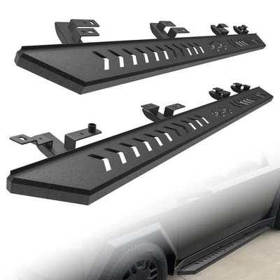 5.8" Running Boards fits 2024 2025 Tesla Cybertruck Crew Cab Side Steps Nerf Bar Foto 1 de 4