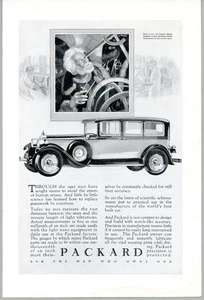 Packard Car 1928 Precision Manufacturing Original Vintage Magazine Advert - Picture 1 of 4