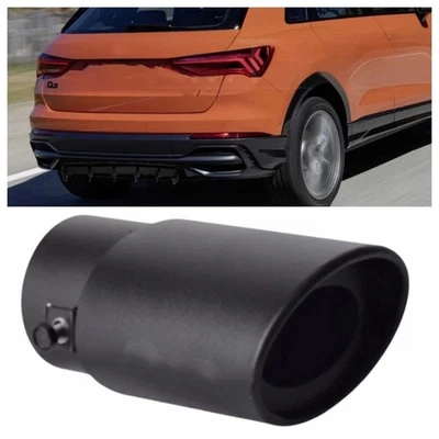 Exhaust Pipe Tail Muffler Tip Stainless Steel Adjustable For Audi Q3 Q5 Q7 Q8 - Imagem 1 de 4