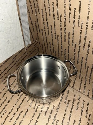 Manijas de sartén de chef de acero inoxidable Ruffoni Historia Williams Sonoma sin tapa Foto 1 de 4