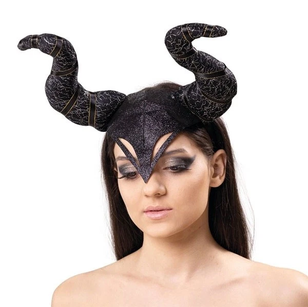 PARTYXPEOPLE KOSTÜM ZUBEHÖR HAARREIF BÖSE FEE NEU OVP