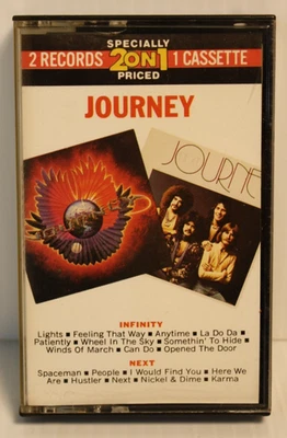 Journey 2 on 1 CASSETTE Infinity / Next WHEEL IN THE SKY Lights (Cassette, 1982) - Image 1 of 4