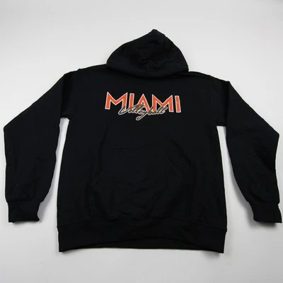Moletom Miami Hurricanes Gildan masculino preto usado - Imagem 1 de 4