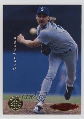 1995 SP Championship Series Randy Johnson #186 HOF - Image 1 of 2