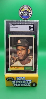 1961 Topps - Bob Gibson #211 SGC Calificado 5 EX Cardinals L02 Foto 1 de 2