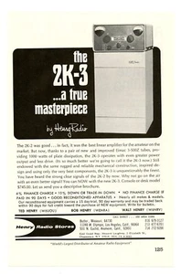 Radioaficionado QST Mag. Amplificador lineal Ad Henry Radio's 2K-3 (3/68) - Imagen 1 de 1