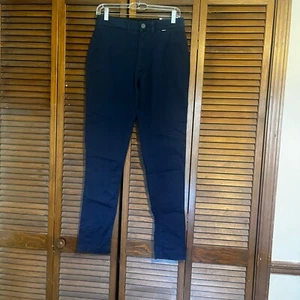 Hurley Herrenhose Größe 28 x 32 blau vorne flach Logo Knopf Münztasche gerade - Bild 1 von 16