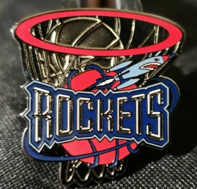 Houston Rockets Vintage Basketball NBA Licensed Pin Peter David - Image 1 of 3