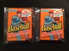 Pack scellé Donruss 1990 cartes à collectionner baseball packs de cire lot de 2 paquets non ouverts