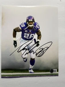 ADRIAN PETERSON VIKINGS NFL Signed/Autograph 8X10 Photo BECKETT/COA - Picture 1 of 4