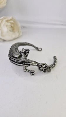 Aegis Dragon Armband Pewter Alchemy Gothic Bracelet Cuff  - Image 1 of 4