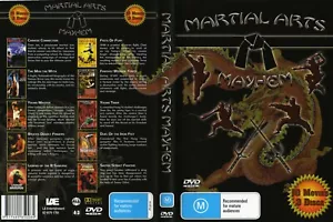 MARTIAL ARTS MAYHEM - 10-Movies - 3-DVD box set - NEW - Never played - R ALL - Picture 1 of 1