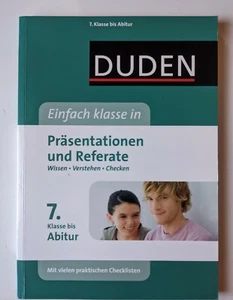 DUDEN: Präsentation und Referate - 7. Klasse bis Abitur: Wissen-Verstehen-Checke - Bild 1 von 1
