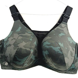 Livi for Lane Bryant No-Wire Camouflage Print Molded Sports Bra 50DD - Picture 1 of 10