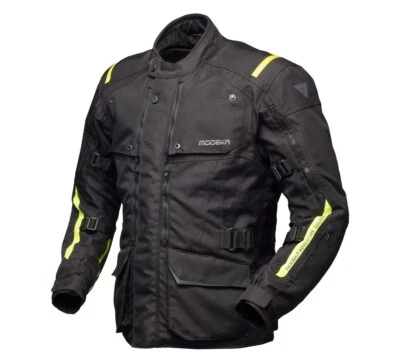 Modeka Varus Motorradjacke 3in1 Tourenjacke Herren schwarz gelb - Bild 1 von 2