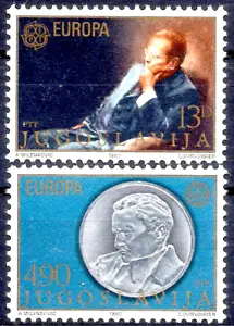 Yugoslavia 1980 Tito President People Communism Politics Medal Europa 2v set MNH - Picture 1 of 1