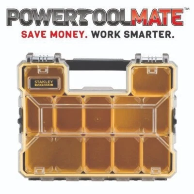 Stanley STA197518 197518 FatMax Deep Pro Organiser Tool Screw Storage Case Box