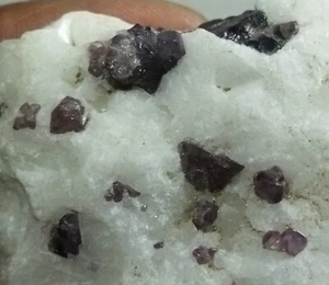 Spinel Mineral Specimens Purple Color, Rare Find from Hunza,Gilgit,Pakistan - Picture 1 of 10