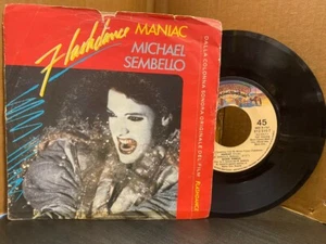 MICHAEL SEMBELLO - MANIAC 1983 - 45 GIRI UK OTTIMO - Foto 1 di 2