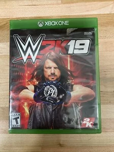 WWE 2K19 Microsoft Xbox Box One Juego con Manual CIB COMPLETO Lucha Libre ¡PROBADO! - Imagen 1 de 4
