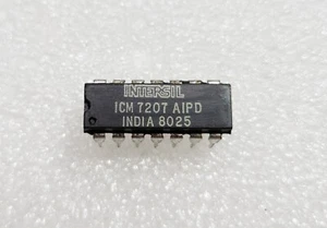 NOS INTERSIL ICM7207AIPD DIP-14 CMOS Controlador Oscilador Base de Tiempo Generador - Imagen 1 de 2