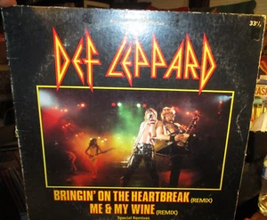 1984 DEF LEPPARD Bringin' on The Heartbreak US Promo 12" Mercury PRO 273-1 VG - Picture 1 of 5
