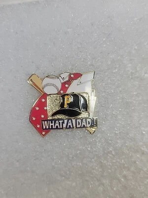 Pittsburgh Pirates Pin Hat Lapel Pin MLB What A Dad! Peter David 1997 - Image 1 of 4