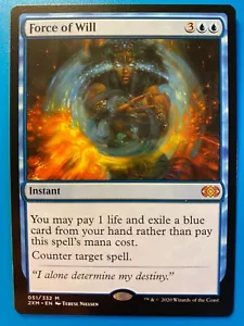 MTG 1x Force of Will # 51 Double Masters Legacy Magic the Gathering Card x1 NM - Picture 1 of 1