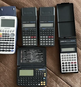Konvolut Taschenrechner Casio Fx-9750 GA Plus / Fx-82sx / FX-82L / Canon DM-4700 - Bild 1 von 6