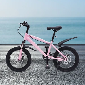 18 Zoll Rosa Kinderfahrrad M?dchen Mountainbike mit Sortierbeutel+Pumpe Licht - Bild 1 von 22