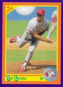 Tim Layana Cincinnati Reds #107T - puntaje negociado casi nuevo-como nuevo 1990 - Imagen 1 de 2