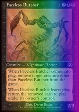 Magic the Gathering MTG Faceless Butcher (60) Torment   LP FOIL