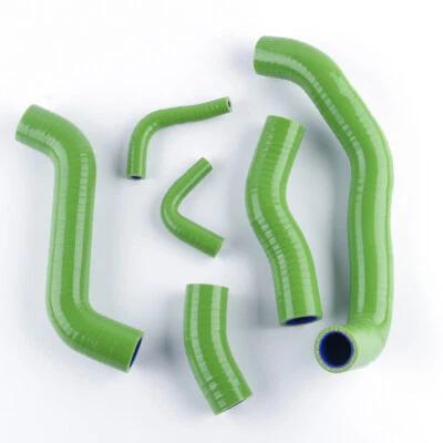 PARA KAWASAKI ZRX1200R 2002-2007 ADMISIÓN SILICONA REFRIGERANTE RADIADOR MANGUERA VERDE  Foto 1 de 4