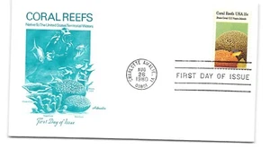 1980 Coral Reefs FDC - Scott #1827 - Bild 1 von 2
