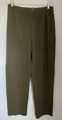 Calça Russ Berens Malibu verde profundo média modal mistura casual feita nos EUA - Imagem 1 de 4