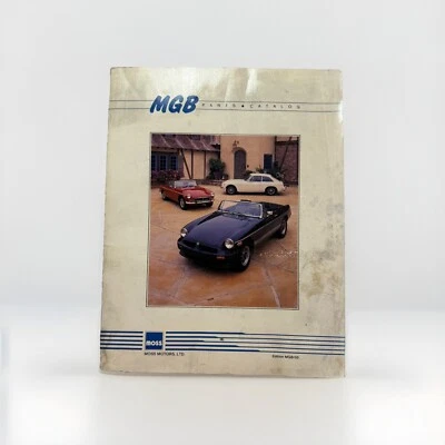 Lista de piezas MG MGB 1962-1981 catálogo ilustrado manual de montaje números diagramas Foto 1 de 4