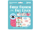 Case of 50 - Girls 3 Pack Preschooler Washable Face Mask | Cute Designs for Saf