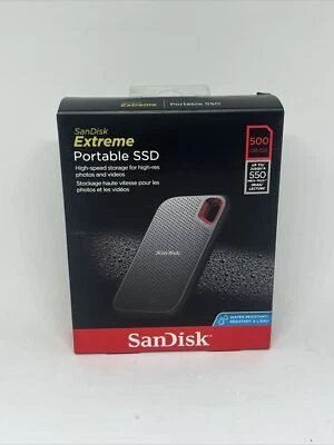 SanDisk Extreme 500 GB Portable Solid State Drive - Grey - Image 1 of 2