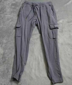 YoungLA Cargo Jogger Boys XL Gray Elastic Waistband Ankle Zip Pockets Activewear - Picture 1 of 16