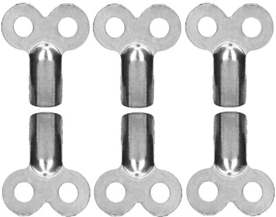 RV-PARTS 6x Entlüftungsschlüssel Universal alle Heizkörper Schlüssel zum Entlüften Lüften