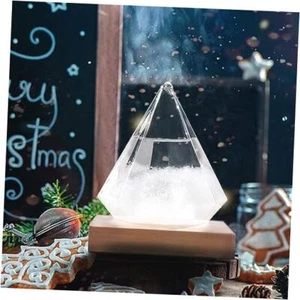 Weather Storm Glass Bottle Drop Creative Stylish Weather Station Forecaster - Picture 1 of 7