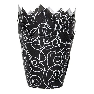 Muffin Greaseproof paper Baking cupcake cups 2"Bottom diameter x 3-1/2"Height... - Picture 1 of 5