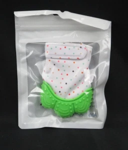 Baby Silicone Teething Mitten Gloves - Green, 2 Pack - Picture 1 of 5