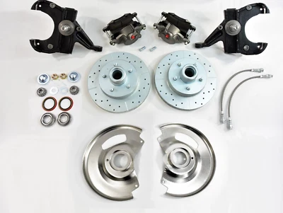 Chevrolet c10 truck front disc brake conversion 5 lug drop spindles 73-87 1.25 - Image 1 of 4
