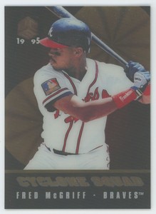 1995 Sportflix UC3 Cyclone Squad Fred McGriff Atlanta Braves #CS17