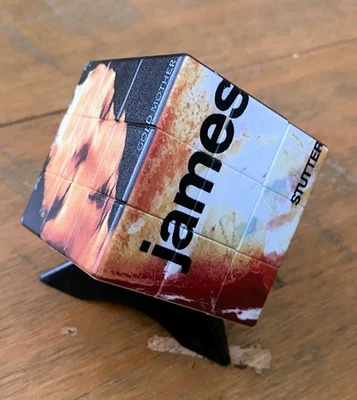 James Rubix Cube, Box and Plinth!  80 Other Bands Available. Ideal Gift! - Image 1 of 4