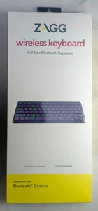 ZAGG Wireless Bluetooth Keyboard  for iPad – Backlit Keys, Detachable - Picture 1 of 5