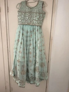 Tiffany blue Lengha - Picture 1 of 4